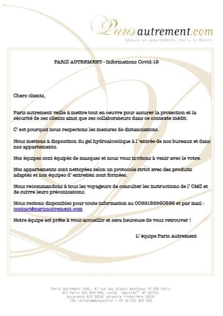 Rue Charlot Le Marais Appartamento *